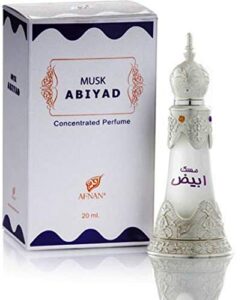 musk abiyad by afnan perfumes for unisex - concentrated oil, 20ml