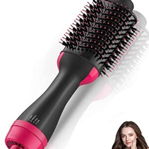 Hair Dryer Brush Blow Dryer Brush in One, 4 in 1 Styling Tools, Hair Dryer and Styler Volumizer, Hot Air Brush for Drying, Straightening, Curling, Salon