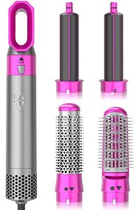 ewsbi hair dryer brush set，5 in 1 detachable blow dryer brush with negative ion technology, suitable for straightening, curling, blow drying of hot air brush