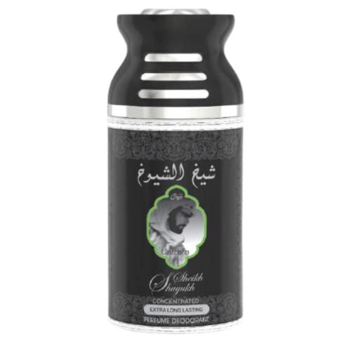 Sheikh Al Shuyukh Deodorant - 250ML (8.4 oz ) I Sheikh Al Shuyukh, 3 Pack | Oriental DEO with a Classic Combination of Oudh, Roses & Vanilla I Energizing Oud Fragrance I Classy Unisex Scent I Summer Deo Fresh, Citrus, Pepper I Vanilla, Jasmine, White Musk