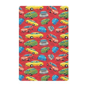 cartoon car crib sheets for baby soft and breathable baby crib sheets machine washable sheets for crib for baby girl kid