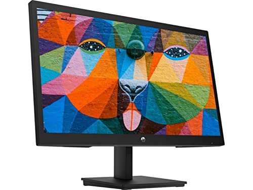 HP 2023 Newest Monitor, 21.45 Inch FHD IPS, 1920 x 1080 at 75Hz Refresh Rate, AMD Adaptive Sync, Response Times 5 ms, Contrast Ratio 3000:1, HDMI and VGA inputs, Black