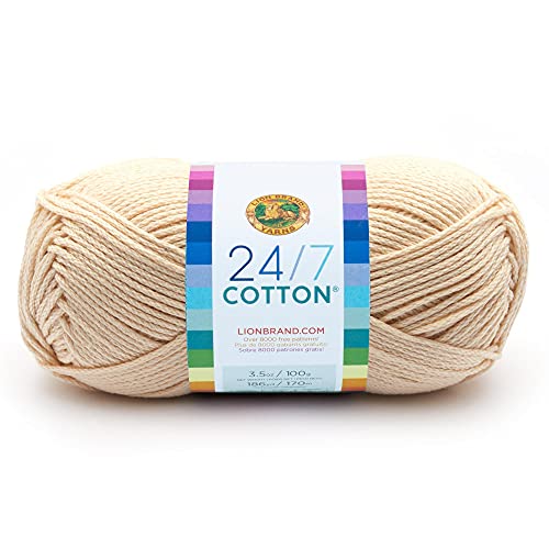 (1 Skein) 24/7 Cotton® Yarn, Ecru