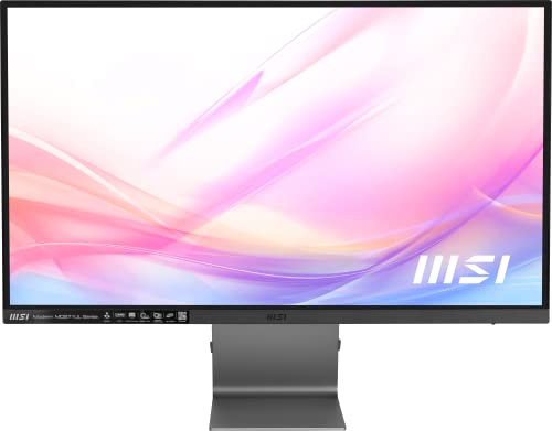 MSI Modern MD271UL, 27", 3840 x 2160 (UHD), IPS, 60 Hz, 4ms, HDMI, DP Port, USB C, Tilt