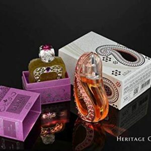 LAMYA (Concentrated Perfume Oil) 25ML (0.8 oz) I HERITAGE COLLECTION I Featuring Notes: Lemon, Rose, Saffron, Amberwood, Teck, Oud, Vetiver, White Musks I by Nabeel Perfumes