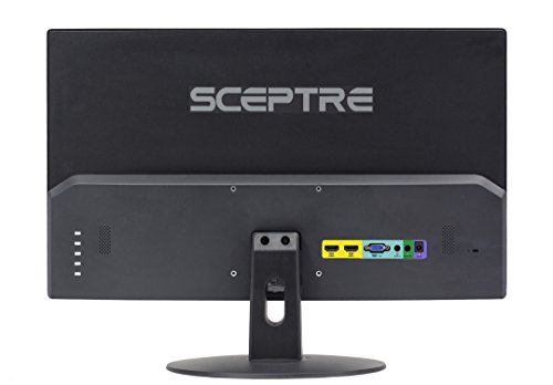 Sceptre 24" Professional Thin 75Hz 1080p LED Monitor 2x HDMI VGA Build-in Speakers, Machine Black (E248W-19203R Series)