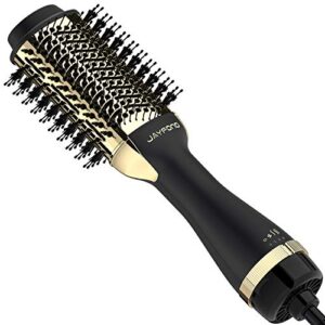 hair dryer brush blow dryer brush in one, hair dryer and styler volumizer professional 4 in 1 hot air brush, negative ion anti-frizz blowout hair dryer brush for drying, straightening, curling, salon