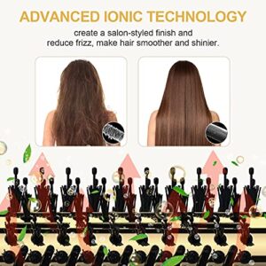 Hair Dryer Brush Blow Dryer Brush in One, Hair Dryer and Styler Volumizer Professional 4 in 1 Hot Air Brush, Negative Ion Anti-Frizz Blowout Hair Dryer Brush for Drying, Straightening, Curling, Salon