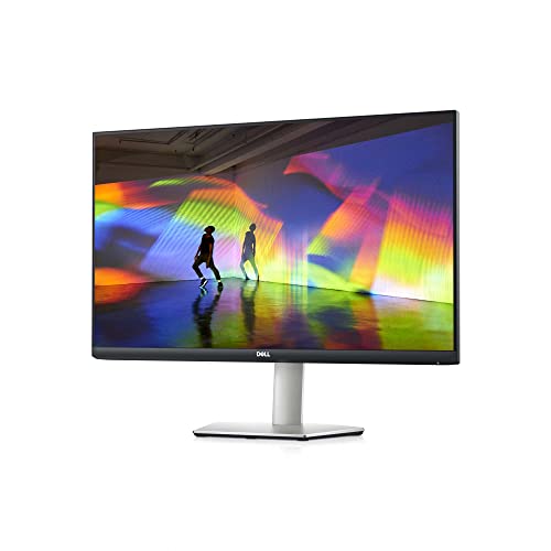 Dell S2721H 27-inch Full HD 1920 x 1080p, 75Hz IPS LED LCD Thin Bezel Adjustable Gaming Monitor, 4ms Grey-to-Grey Response Time, Built-in Dual Speakers, HDMI ports, AMD FreeSync, Platinum Silver