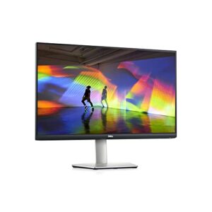 Dell S2721H 27-inch Full HD 1920 x 1080p, 75Hz IPS LED LCD Thin Bezel Adjustable Gaming Monitor, 4ms Grey-to-Grey Response Time, Built-in Dual Speakers, HDMI ports, AMD FreeSync, Platinum Silver