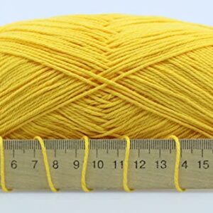 Estako Royal Cotton Classic, 100% Giza Cotton Yarn, Soft, Super Fino 1 for Crochet and Knitting 3.52 Oz (100g) / 273 Yrds (250m) (4053)