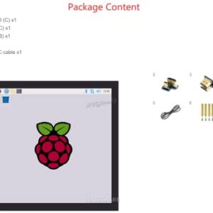 XYGStudy 4inch HDMI Capacitive Touch IPS LCD Display (C) Screen Resolution 720×720 Compatible with All Versions of Raspberry Pi 4 3 Jetson Nano AI PC Windows 11/10 / 8.1/8 / 7