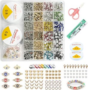 5000 pieces round rondelle spacer beads crystal necklaces bracelets diy jewelry making