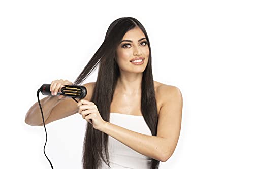 CHI 3-in-1 Hot Smoothing Dryer Brush with Three Preset Modes for Customized Styling