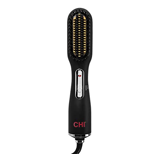 CHI 3-in-1 Hot Smoothing Dryer Brush with Three Preset Modes for Customized Styling