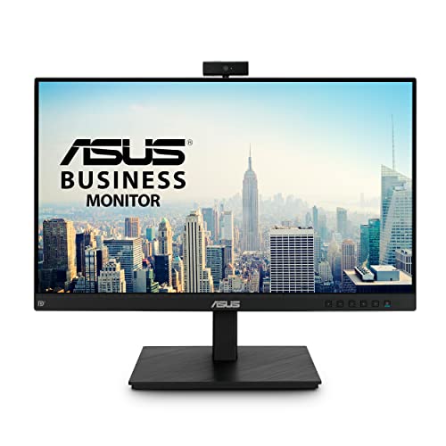 ASUS 23.8” 1080P Video Conferencing Monitor (BE24EQSK) Full HD, IPS, Built-in Adjustable 2MP & VA24EHE 23.8” Monitor 75Hz Full HD (1920x1080) IPS Eye Care HDMI D-Sub DVI-D,Black