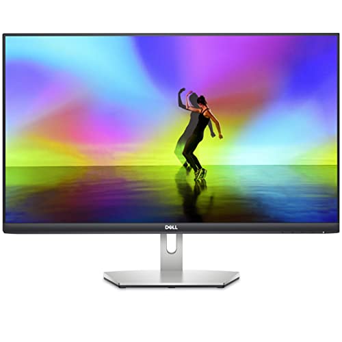 Dell S2721H 27 inchs Monitor, Silver - 27" IPS LED FHD 1920 x 1080 at 75 Hz, 16:9, 300 cd/m², AMD FreeSync, HDMI, Built in Speakers, VESA Certified