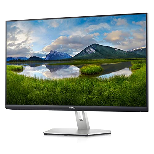 Dell S2721H 27 inchs Monitor, Silver - 27" IPS LED FHD 1920 x 1080 at 75 Hz, 16:9, 300 cd/m², AMD FreeSync, HDMI, Built in Speakers, VESA Certified