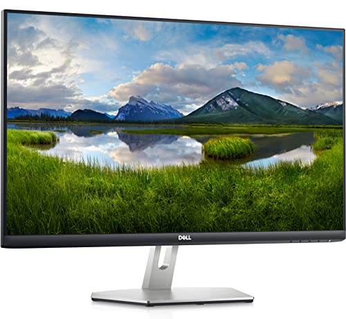 Dell S2721H 27 inchs Monitor, Silver - 27" IPS LED FHD 1920 x 1080 at 75 Hz, 16:9, 300 cd/m², AMD FreeSync, HDMI, Built in Speakers, VESA Certified