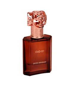 swiss arabian oud 07 - luxury products from dubai - long lasting and addictive personal edp spray fragrance - a seductive, signature aroma - the luxurious scent of arabia - 1.7 oz