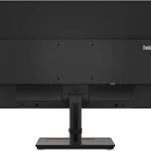 Lenovo ThinkVision S24e-20 23.8" Full HD 1920 x 1080 WLED LCD Monitor 2-Pack Bundle with Mini Glow in The Dark Speaker, 250 Nit, FreeSync, HDMI-VGA, Raven Black, & Adjustable Desk Mount Monitor Stand