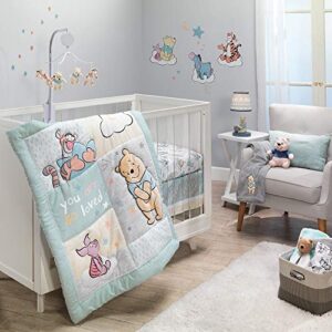 Lambs & Ivy Disney Baby Winnie The Pooh Hugs White Fitted Crib Sheet