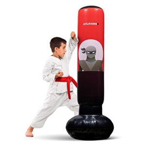 punching bag for kids 8-12, inflatable kids punching bag for 3-8 years, karate gifts for boys, kids boxing bag, kid punching bag, kickboxing, taekwondo ninja toys