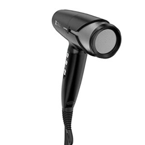 GAMMA+ XCell Professional Ultra-Lightweight Hair Dryer Digital Motor Ionic Technology Whisper Quiet 12 Heat/Speeds, Matte Black