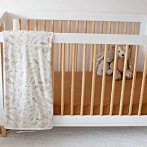 Pobibaby - Single Solid Premium Fitted Baby Crib Sheets for Standard Crib Mattress - Ultra-Soft Cotton Blend, Safe and Snug, and Stylish Solid Crib Sheet (Caramel Brown)