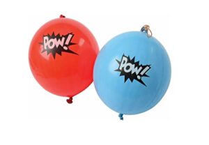 superhero punchballs - super hero party favors and toys (24 pc party pack)