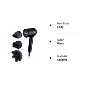 SHARK HyperAir IQ Hair Dryer Ultra-Fast Drying. No Heat Damage. Styles That Last. (Black) (Renewed) 1.0 Count