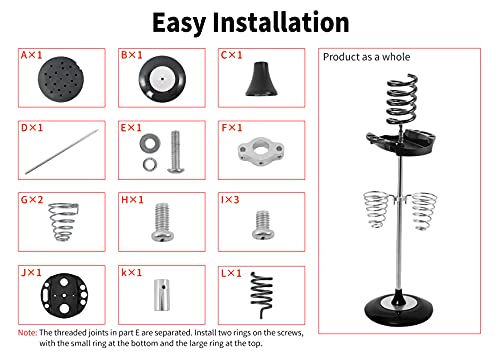 Hair Dryer Stand,Twisty Style Acrylic Top Holder,Hair Styling Appliances with Tray Two Spiral Holders and Heavy Base for Hair Dryer,Flat Iron,Curling Stick,Hair Straightener,Brush (crystal)