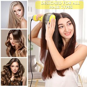 Hair Dryer Brush, Savani One-Step Blow Dryer Brush and Volumizer, 4 in 1 Enhanced Negative Ion Hot Air Brush for Drying, Straightening, Volumizing, Hair Styling Tools for All Hair Types