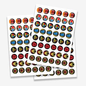 Boxing Labels Stickers Boxing Glove Boxing Match Sports Wrestle Fitness Theme Decor for Gym Boy Man 1st Birthday Party Baby Shower Photography Decorations Supplies 240 PCS Photo Booth Props Favors