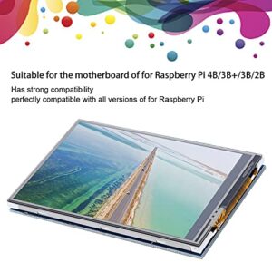 FOLOSAFENAR 3.5inch Monitor, PCB 480×320 Portable Sensitive Touchscreen with Stylus Pen for Raspberry Pi 4B for Daily Work Study