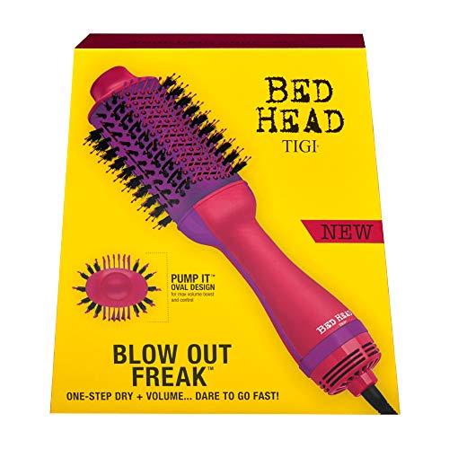 Bed Head One Step Volumizer and Hair Dryer | Dry, Straighten, Texture, Style in One Step (Pink)