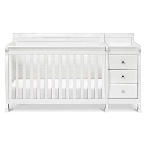 DaVinci Kalani 4-in-1 Convertible Crib and Changer Combo in White