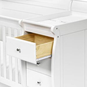 DaVinci Kalani 4-in-1 Convertible Crib and Changer Combo in White