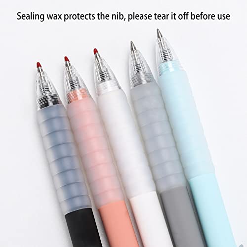 LoveBB 10 Pcs Fine Point Ballpoint Pens 0.5mm Black Ink Smooth Writing Pens Ball Point Pen for Office Worker, Student