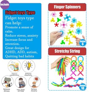 51 PCS Pop Party Favors Toys for Kids,Premium Pop Fidget Toys for All Ages Kids,Assortment Pinata Stuffers,Classroom prizes,Prize Box Toys,Goody Bag Fillers,Carnival Prizes for Boys and Girls 4-10