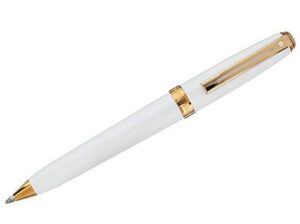 sheaffer prelude ballpoint - white lacquer with rose gold trim e2914251