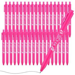 36 pcs baby shower ballpoint pens favors bulk it's a boy or girl pens blue pink white retractable gel ink pens for guests gifts office school teacher student writing journal supply (girl elephant)