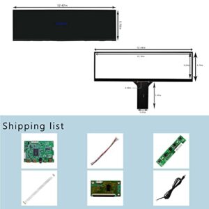 VSDISPLAY 12.6 Inch IPS LCD Screen DIY Kit and Touch Panel 12.6''