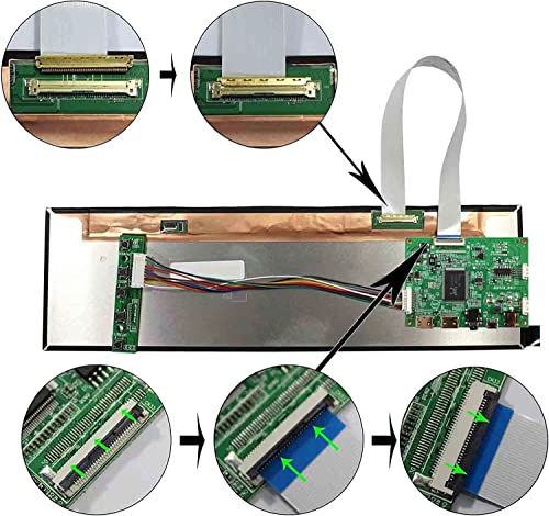 VSDISPLAY 12.6 Inch IPS LCD Screen DIY Kit and Touch Panel 12.6''