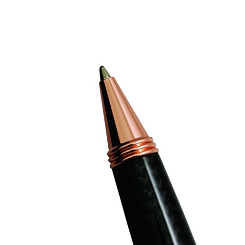 Monteverde Invincia Rose Gold with Black Carbon Fiber Ballpoint Pen (MV40060)