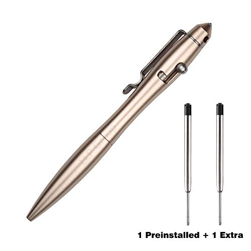 SMOOTHERPRO Practical Bolt Action Pen Multiple Colors Ballpoint Pen with Elegant Shape Color Rose Gold(TP023)