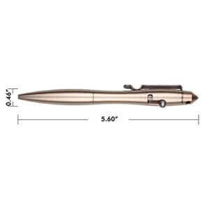 SMOOTHERPRO Practical Bolt Action Pen Multiple Colors Ballpoint Pen with Elegant Shape Color Rose Gold(TP023)