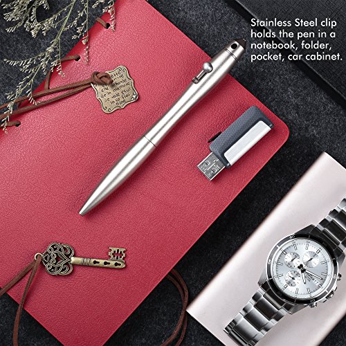 SMOOTHERPRO Practical Bolt Action Pen Multiple Colors Ballpoint Pen with Elegant Shape Color Rose Gold(TP023)