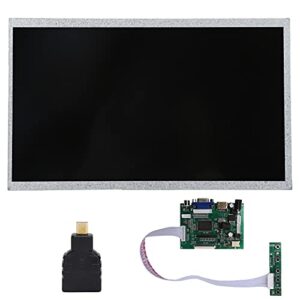 Heayzoki 10.1in Display with Driver Board Monitor for Raspberry Pi LCD 1024x600 Resolution Computer Accessories