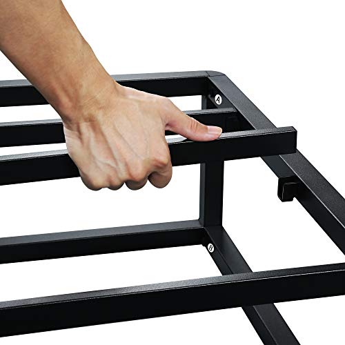 PrimaSleep 9 Inch Dura Metal Platform Bed Frame/Non Slip Bed Frame/Steel Bed Frame (Queen)